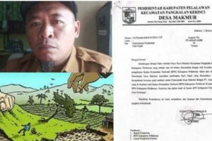 Kades Desa Makmur, minta PT. IIS Buatan kembalikan lahan 3 hektare.