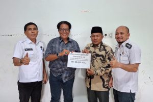 EMP Bentu Limited Serahkan Bantuan Rp 25 Juta untuk Sukseskan MTQ Tingkat Kecamatan Langgam